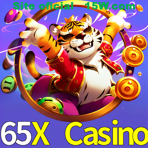 Imagem promocional da 65X Casino mostrando a plataforma e suas vantagens